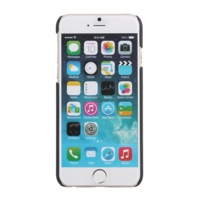 „Guess“ Clark Collection Apple iPhone 6 (6s) melns ādas apvalks / Vacins.lv