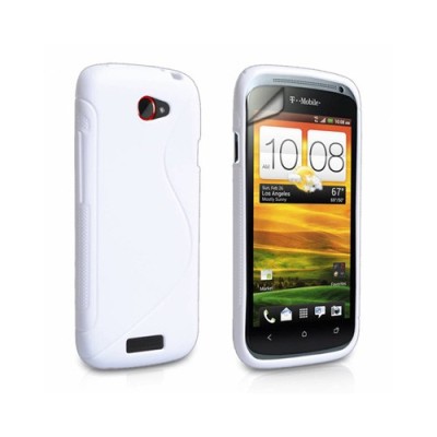HTC One S baltas dėklas / Priedai.lt