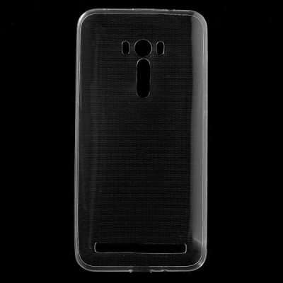 Asus Zenfone Selfie (ZD551KL) skaidrus (permatomas) kieto silikono TPU ploniausias pasaulyje dėklas / Priedai.lt