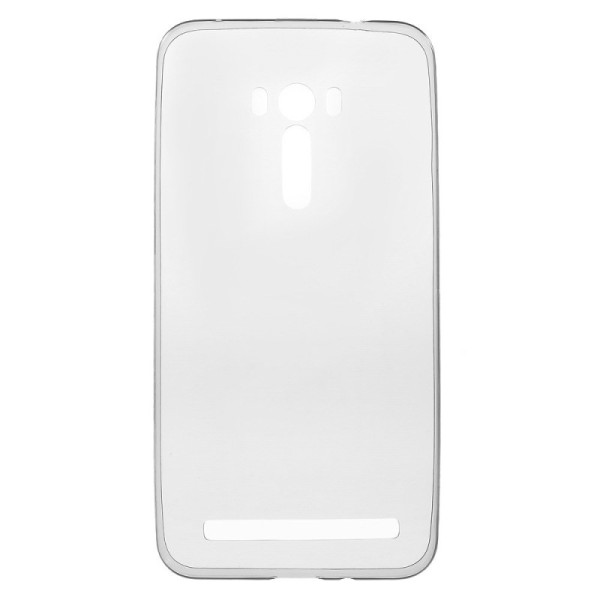 Ploniausias TPU skaidrus dėklas - pilkas (Zenfone Selfie)