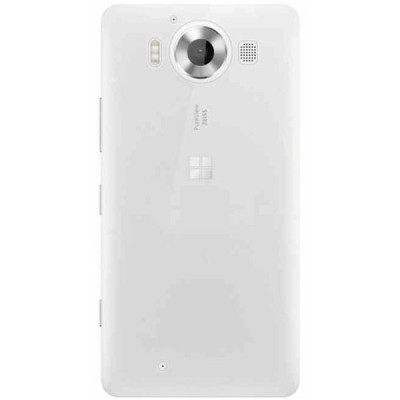 Microsoft Lumia 950 skaidrus (permatomas) kieto silikono TPU ploniausias pasaulyje dėklas / Priedai.lt