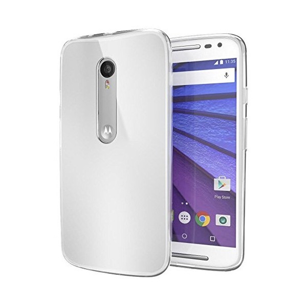 Cieta silikona (TPU) apvalks - dzidrs (Moto X Style)