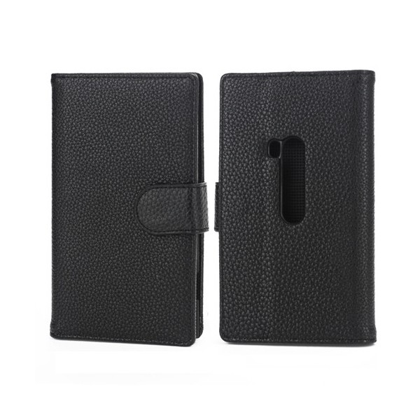 Atvērams maciņš - melns (Lumia 920)