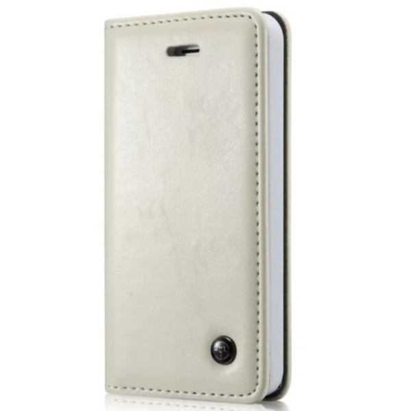 „CaseMe“ solidus atverčiamas dėklas - baltas (iPhone 5 / 5S / SE 2016)