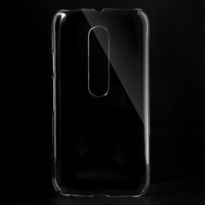 Motorola Moto G 3rd (3 Gen) plastmasas dzidrs (caurspīdīgs) apvalks / Vacins.lv