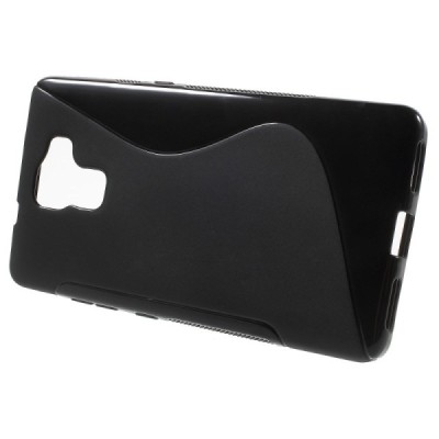 Huawei Honor 7 cieta silikona (TPU) melns apvalks / vacins.lv