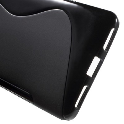 Huawei Honor 7 cieta silikona (TPU) melns apvalks / vacins.lv