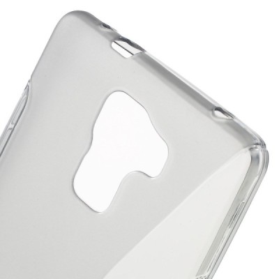 Huawei Honor 7 cieta silikona (TPU) dzidrs (pelēks) un matēts apvalks / Vacins.lv