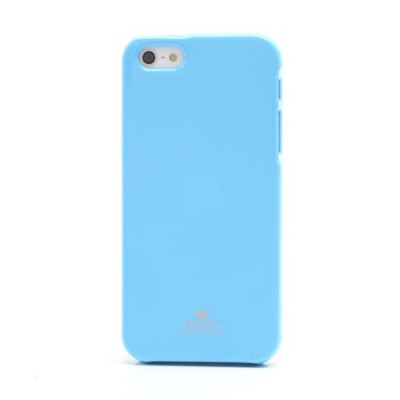 „Mercury“ Color kieto silikono (TPU) šviesiai mėlynas Apple iPhone SE (5, 5s) dėklas (dėkliukas) / Priedai.lt