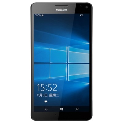 Microsoft Lumia 950 XL Nillkin Frosted Shield melns plastmasas apvalks + ekrāna aizsargplēve / Vacins.lv