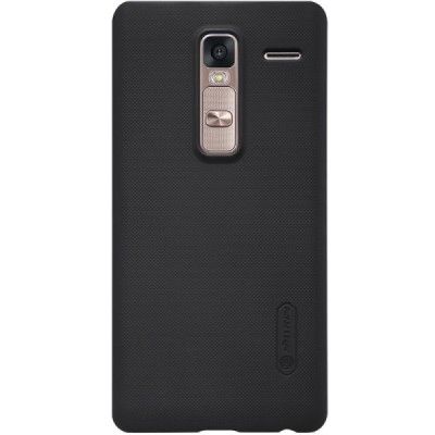 LG Zero (H650E) Nillkin Frosted Shield melns plastmasas apvalks + ekrāna aizsargplēve / Vacins.lv