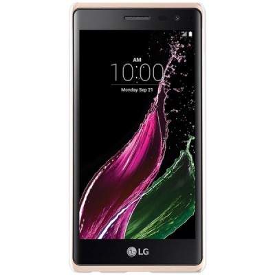 LG Zero (H650E) Nillkin Frosted Shield balts plastmasas apvalks + ekrāna aizsargplēve / Vacins.lv