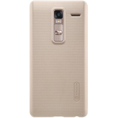LG Zero (H650E) Nillkin Frosted Shield zelta plastmasas apvalks + ekrāna aizsargplēve / Vacins.lv