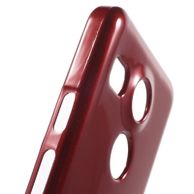 LG Nexus 5X Mercury sarkans cieta silikona (TPU) apvalks / vacins.lv