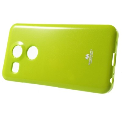 LG Nexus 5X Mercury zaļš cieta silikona (TPU) apvalks / Vacins.lv