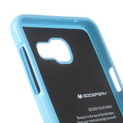 Samsung Galaxy A5 (2016) A510 Mercury gaiši zils cieta silikona (TPU) apvalks / vacins.lv