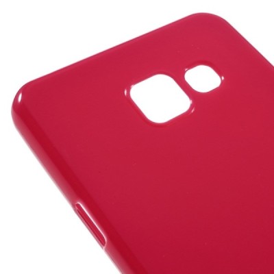 Samsung Galaxy A3 (2016) A310 cieta silikona (TPU) sarkans apvalks / vacins.lv