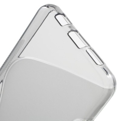 Samsung Galaxy A3 (2016) A310 kieto silikono TPU skaidrus pilkas dėklas - nugarėlė / Priedai.lt