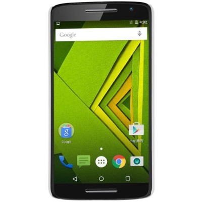 Motorola Moto X Play Nillkin Frosted Shield balts plastmasas apvalks + ekrāna aizsargplēve / Vacins.lv