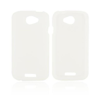 HTC One S balts cieta silikona futrālis / Vacins.lv