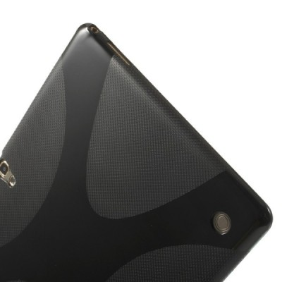 Samsung Galaxy Tab S 10.5 (T805, T800) cieta silikona (TPU) melns apvalks / vacins.lv