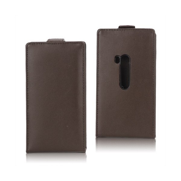 Atverčiamas dėklas - rudas (Lumia 920)