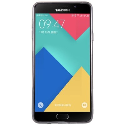 Samsung Galaxy A5 (2016) A510 Nillkin Nature dzidrs (caurspīdīgs) silikona planākais pelēks apvalks / Vacins.lv