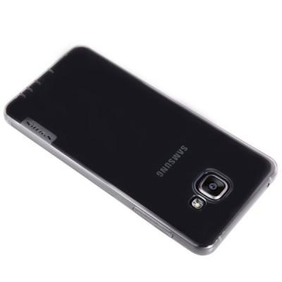 Samsung Galaxy A5 (2016) A510 Nillkin Nature dzidrs (caurspīdīgs) silikona planākais pelēks apvalks / Vacins.lv