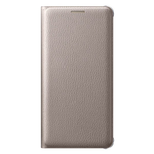 „Samsung“ Flip Wallet Cover atvērams maciņš - zelta (Galaxy A5 2016)