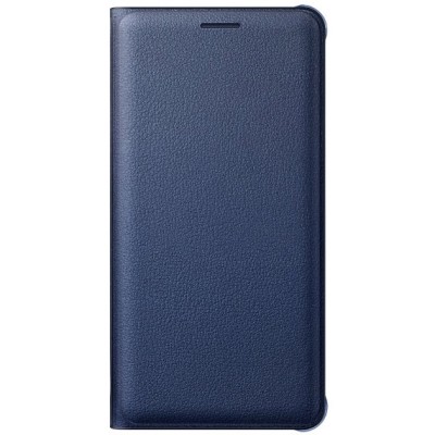 Samsung Galaxy A5 (2016) A510 oficiāls Flip Wallet Cover atvērams zils ādas maciņš (maks) / Vacins.lv