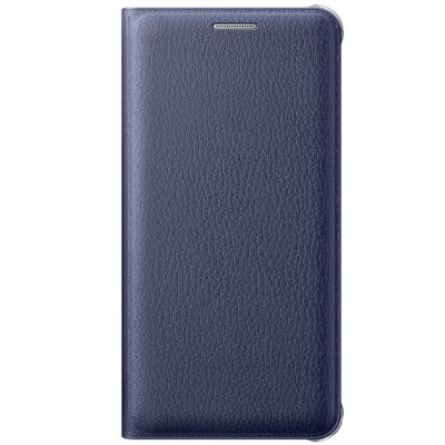 Samsung Galaxy A3 (2016) A310 oficiāls Flip Wallet Cover EF-WA310 atvērams zils ādas maciņš (maks) / Vacins.lv