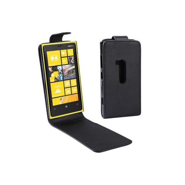 Klasisks atvēramais futrālis - melns (Lumia 920)