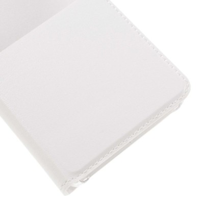 Samsung Galaxy A5 (2016) A510 baltas odinis atverčiamas dėklas su langeliu / Priedai.lt