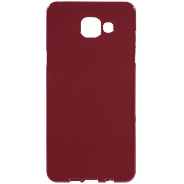 Kieto silikono (TPU) dėklas - raudonas (Galaxy A5 2016)