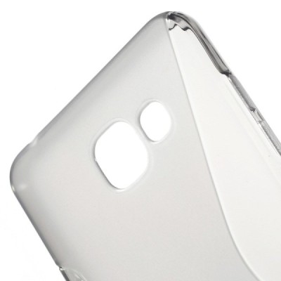 Samsung Galaxy A5 (2016) A510 cieta silikona (TPU) dzidrs (pelēks) un matēts apvalks / Vacins.lv