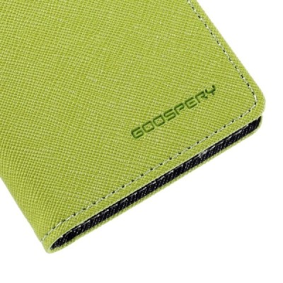 Samsung Galaxy J1 (J100) Mercury atvērams zaļš maciņš (maks) / Vacins.lv