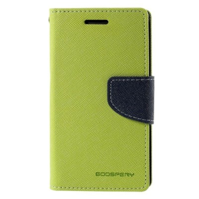 Samsung Galaxy J1 (J100) Mercury atvērams zaļš maciņš (maks) / Vacins.lv