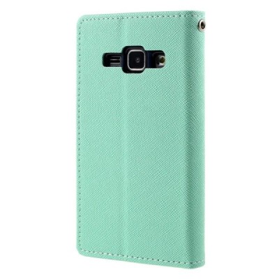 Samsung Galaxy J1 (J100) Mercury mėtinis atverčiamas dėklas - piniginė / Priedai.lt
