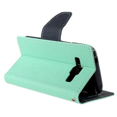 Samsung Galaxy J1 (J100) Mercury mėtinis atverčiamas dėklas - piniginė / Priedai.lt