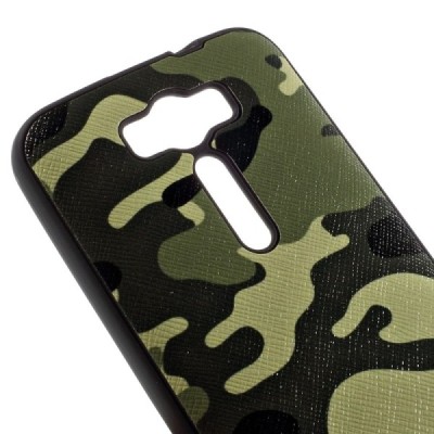 „My Colors“ Asus Zenfone 2 Laser 5.0 (ZE500KL, ZE500KG) spalvotas kieto silikono (TPU) dėklas - Kamufliažas / Priedai.lt