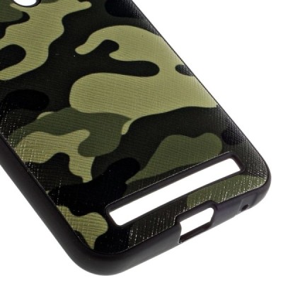 „My Colors“ Asus Zenfone 2 Laser 5.0 (ZE500KL, ZE500KG) spalvotas kieto silikono (TPU) dėklas - Kamufliažas / Priedai.lt