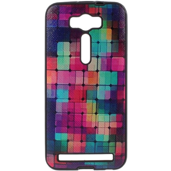 „My Colors“ kieto silikono (TPU) dėklas - „Mozaika“ (Zenfone 2 Laser 5.0)