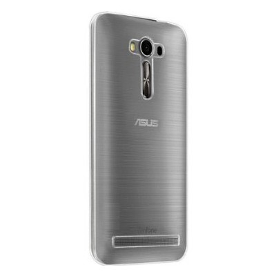 Asus Zenfone 2 Laser 5.0 (ZE500KL, ZE500KG) skaidrus (permatomas) kieto silikono TPU ploniausias pasaulyje dėklas / Priedai.lt