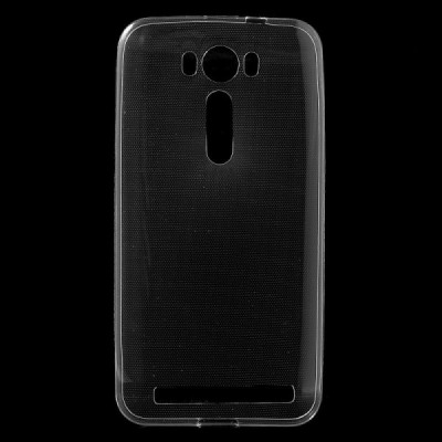 Asus Zenfone 2 Laser 5.0 (ZE500KL, ZE500KG) skaidrus (permatomas) kieto silikono TPU ploniausias pasaulyje dėklas / Priedai.lt