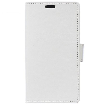 LG Zero (H650E) atvēramais ādas balts maciņš (maks) / Vacins.lv