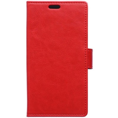 LG Zero (H650E) atvēramais ādas sarkans maciņš (maks) / Vacins.lv