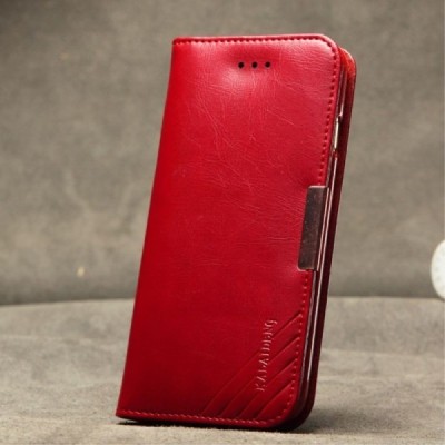 „Kalaideng“ Royale atverčiamas bordo odinis Apple iPhone 6 (6s) dėklas / Priedai.lt