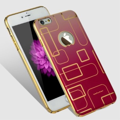 Apple iPhone 6S elegants „JLW“ Color Palette rozs (apmales zeltā krāsā) plastmasas apvalks / Vacins.lv