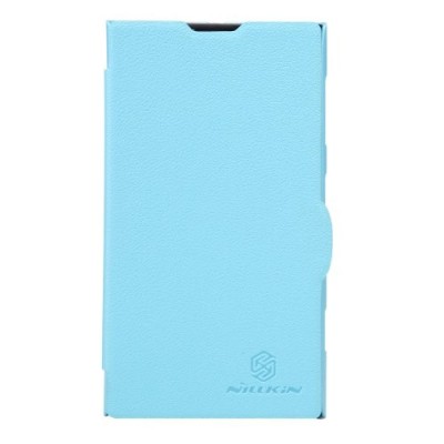 Nokia Lumia 1020 „Nillkin“ Fresh atvēramais zils futrālis / Vacins.lv