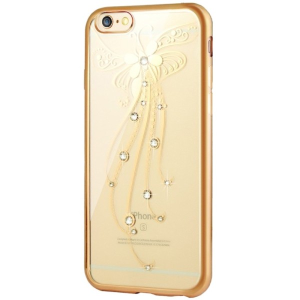 „JLW“ Butterfly silikona (TPU) apvalks - dzidrs (iPhone 6 / 6s)